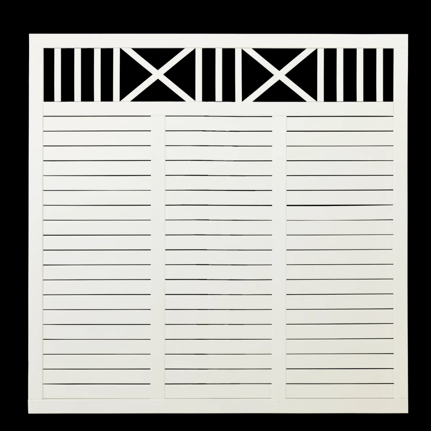 Hot Plus Nostalgi hegn 180x95 cm hvid