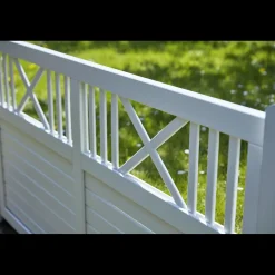 Hot Plus Nostalgi hegn 180x95 cm hvid