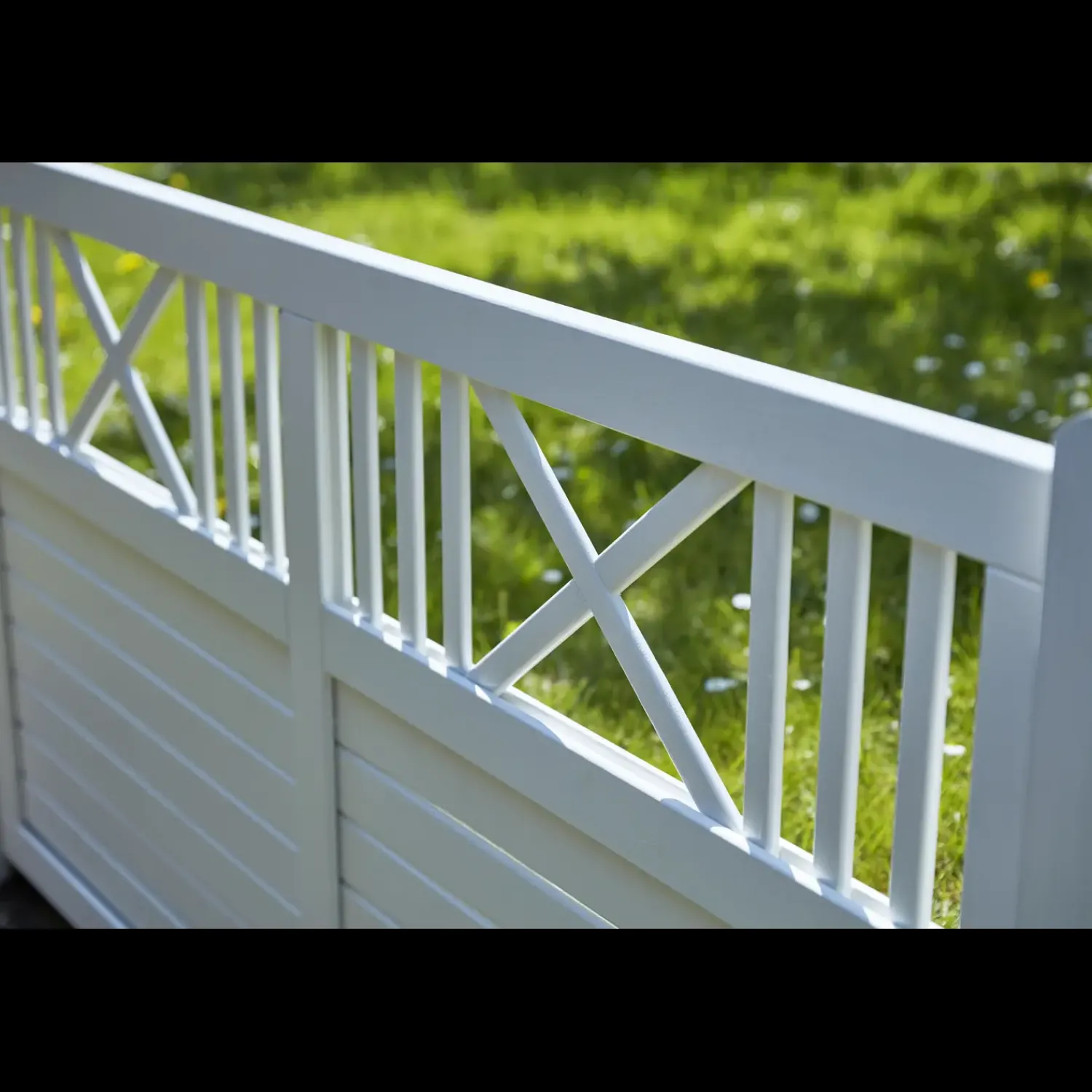 Hot Plus Nostalgi hegn 180x95 cm hvid