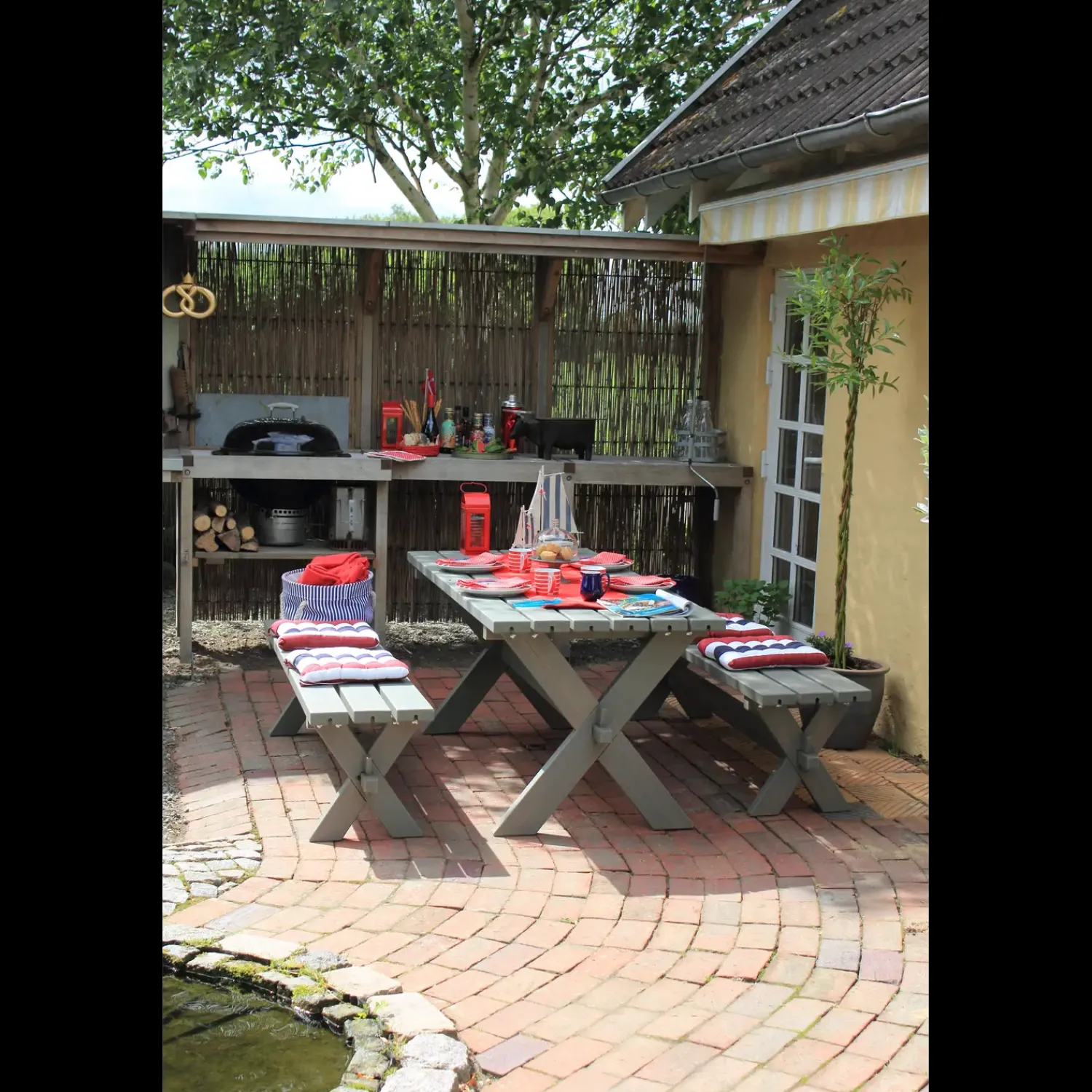 Plus Nostalgi Plankesæt 177 cm trykimprægneret