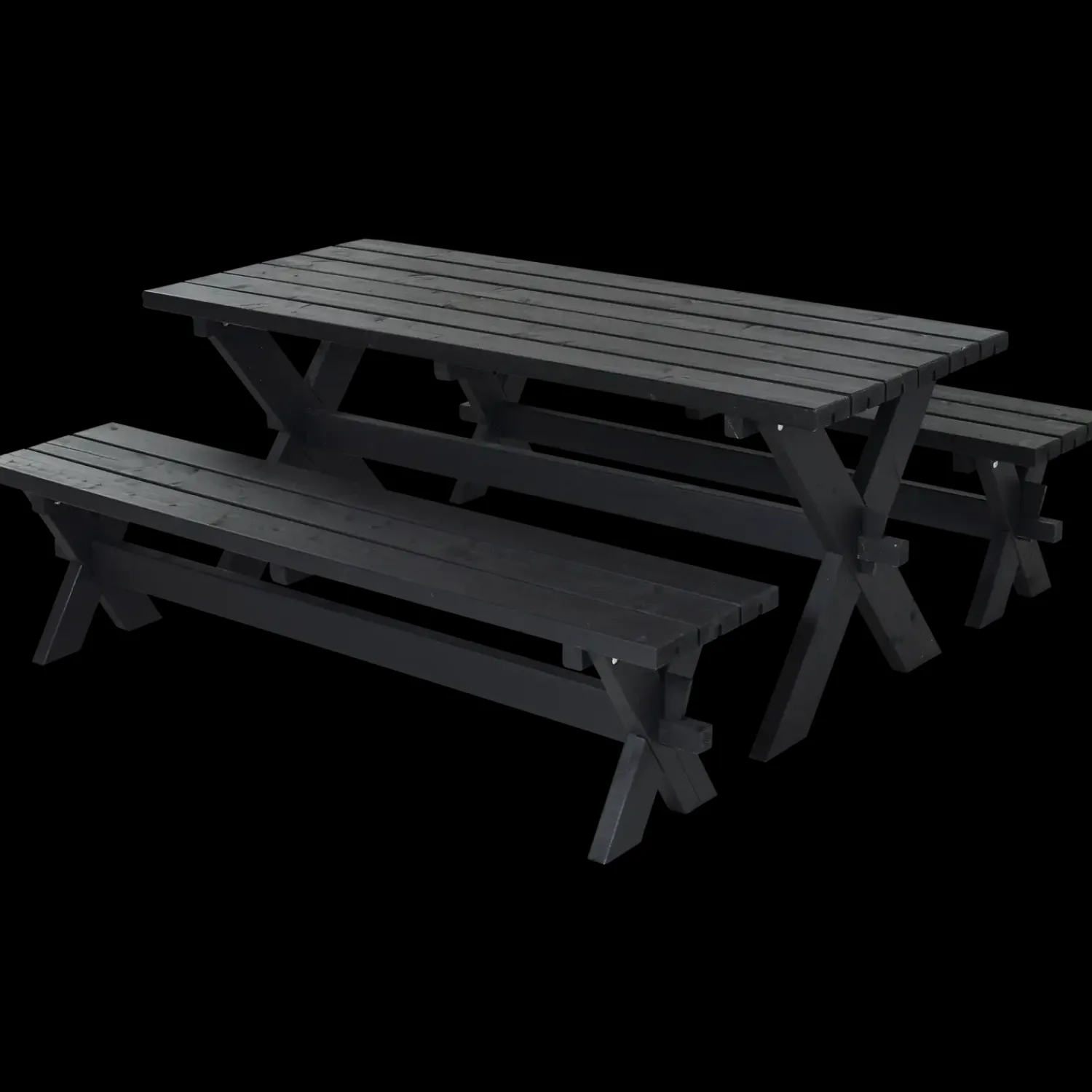 Plus Nostalgi Plankesæt 177 cm trykimprægneret