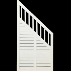 Outlet Plus Nostalgi skråelement 90x180/95 cm hvid