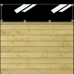 Plus Stolper Og Hegnspæle^omlimet profilstolpe m/spids 90x90 mm længde 158 cm hvid