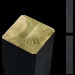 Outlet Plus Omlimet stolpe/drager  9x9x268 cm sort