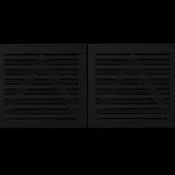 New Plus Osaka dobbeltlåge 200x93 cm sort