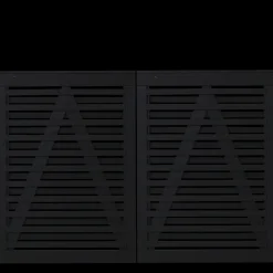 New Plus Osaka dobbeltlåge 200x93 cm sort