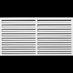 Plus Lamelhegn^Osaka hegn 180x93 cm hvid