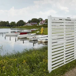 Plus Lamelhegn^Osaka hegn 180x93 cm hvid