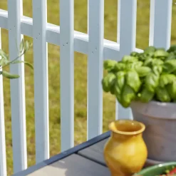 New Plus Osaka hegn 90x180 cm hvid