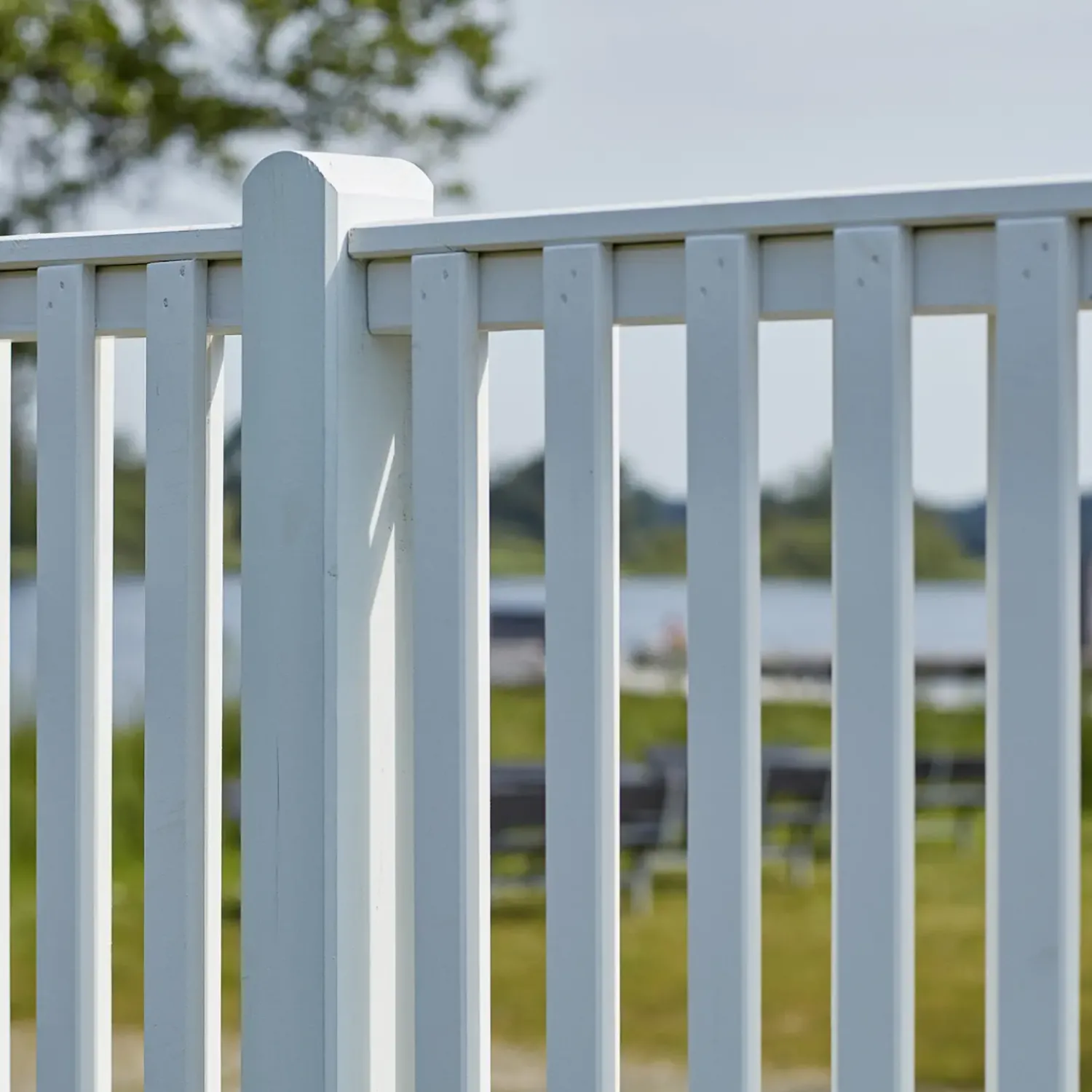 New Plus Osaka hegn 90x180 cm hvid