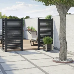 Plus Lamelhegn^Osaka hegn 90x180 cm sort