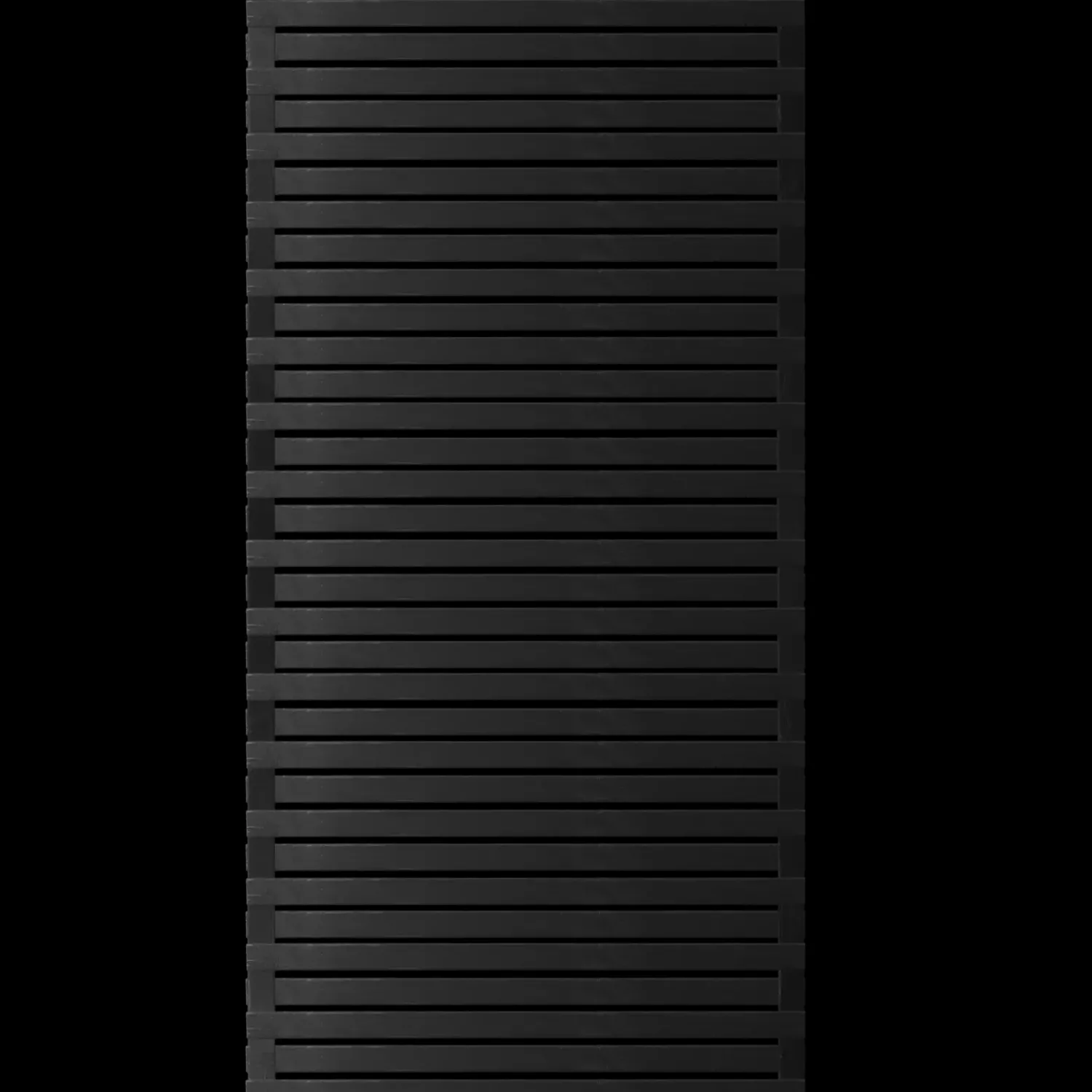 Plus Lamelhegn^Osaka hegn 90x180 cm sort