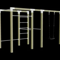 Børn Plus Legetårne^Outdoor fitness model 3 trykimprægneret