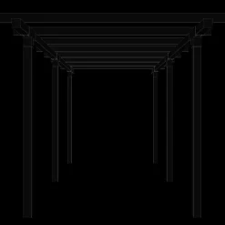 Plus Pergolaer Og Markiser^pergola dobbelt 2 moduler sort