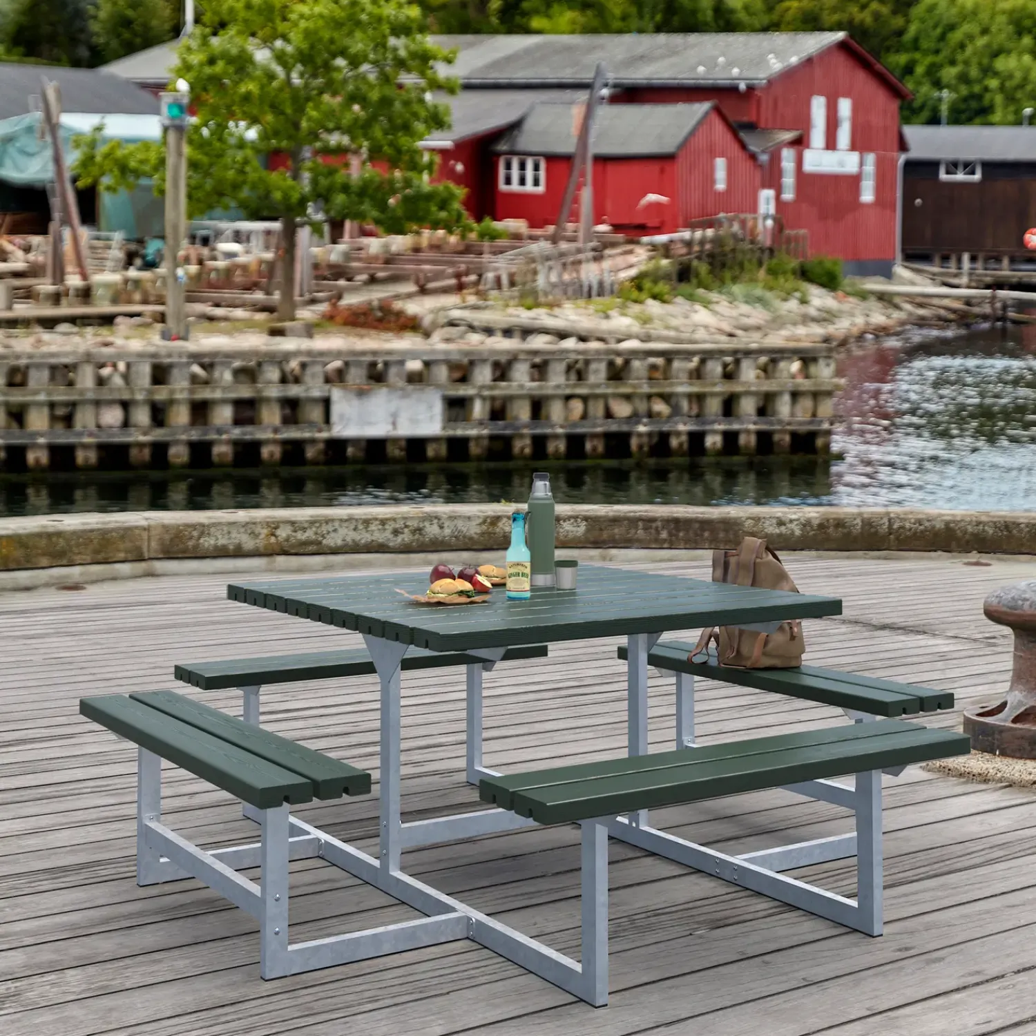 Plus Bord- Og Bænkesæt^Picnic bord/bænkesæt 200 cm trykimpr