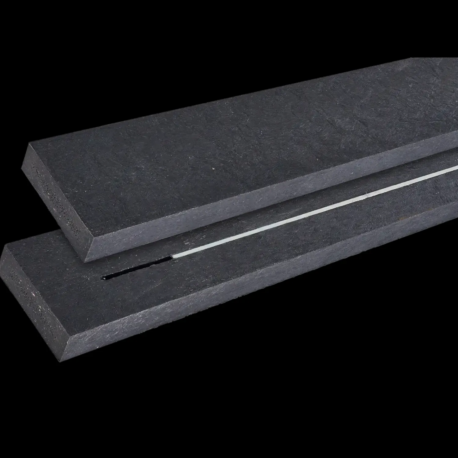 Sale Plus Picnic Bord/Bænkesæt m/4 ryglæn 224 cm RePlast Sort