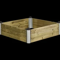 Clearance Plus PIPE højbed 140x140x36 cm trykimprægneret