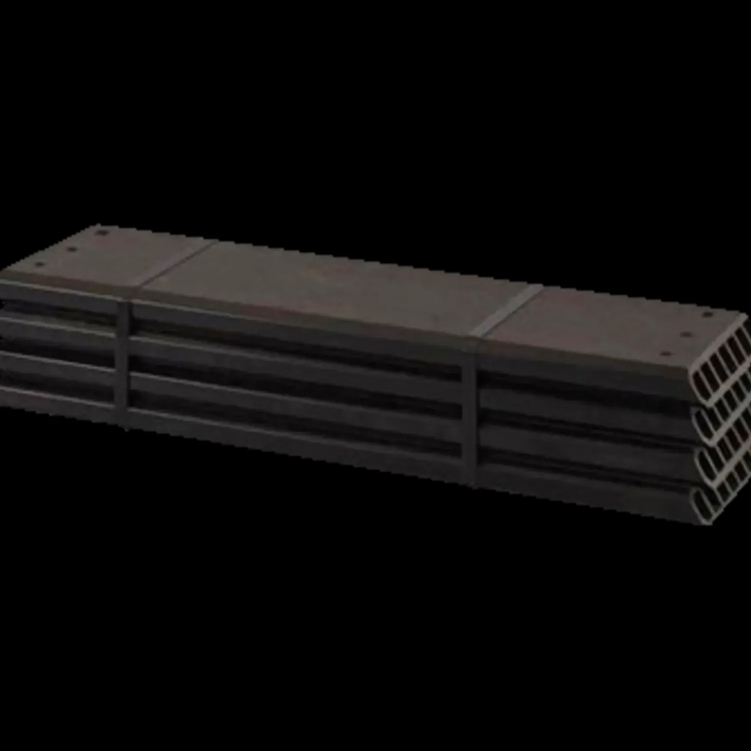 Plus Bord- Og Bænkesæt^PIPE kompositplanker 60 cm 4 stk skifergrå