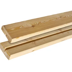 Plus Plantekasser^PIPE planker 60 cm 3 stk lærketræ