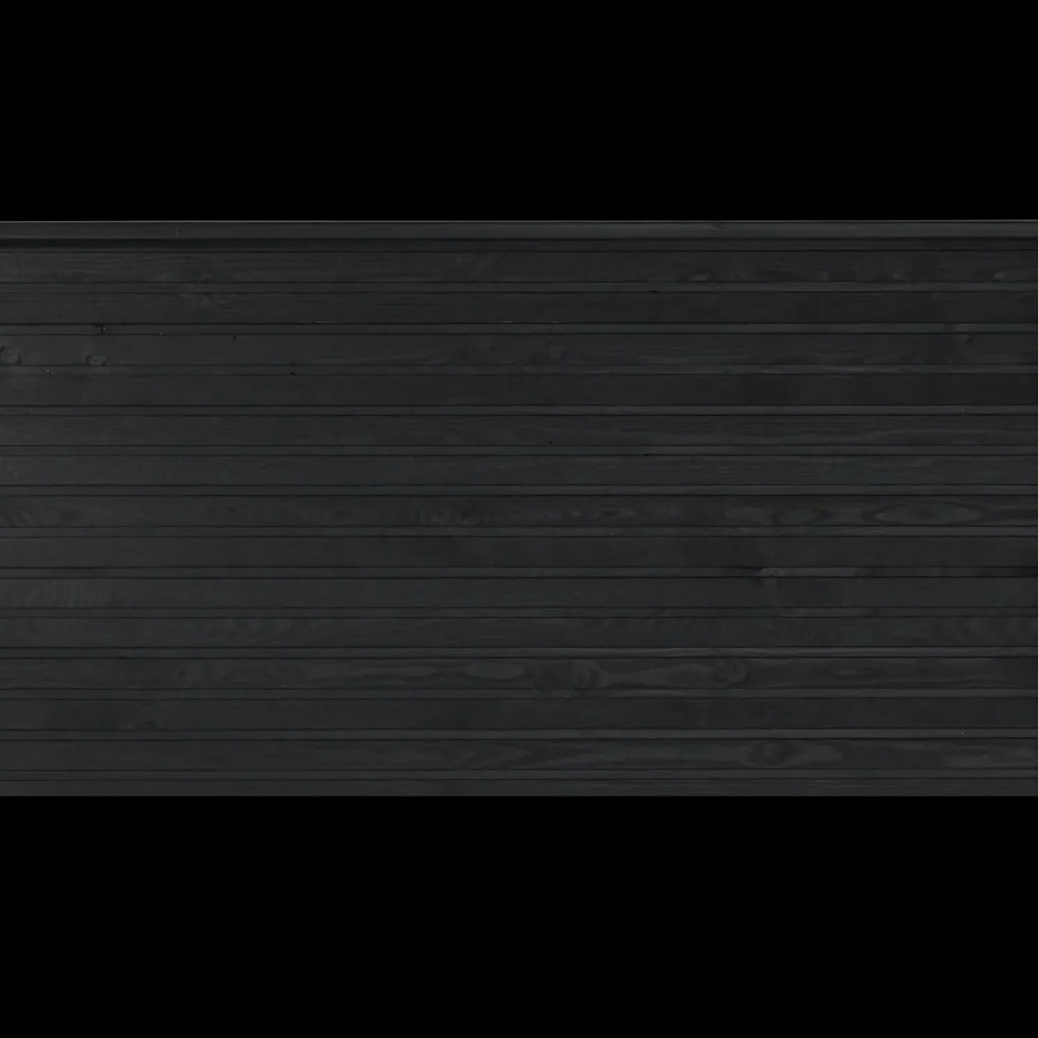 Hot Plus Plank profilhegn 174x91 cm sort