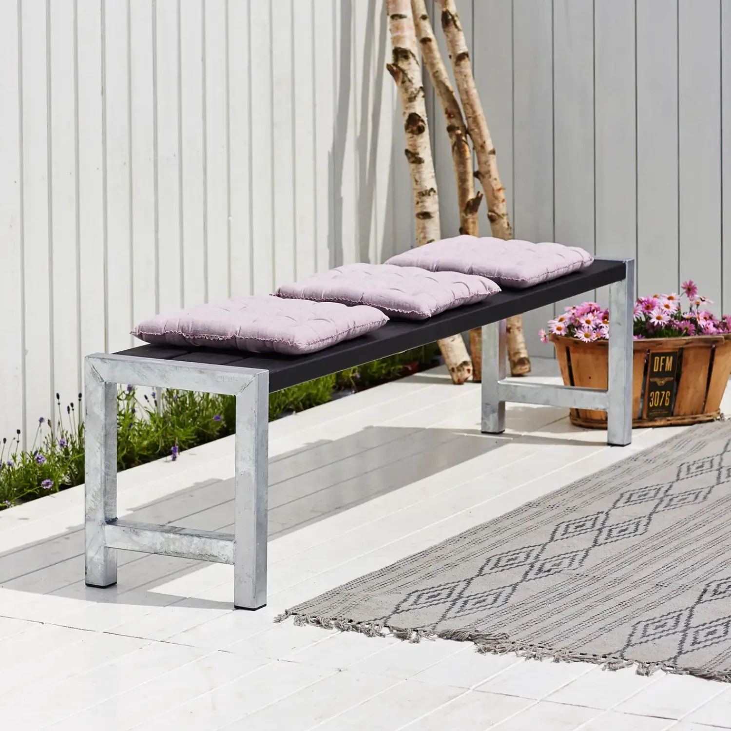 Discount Plus Plankebænk 176cm trykimprægneret