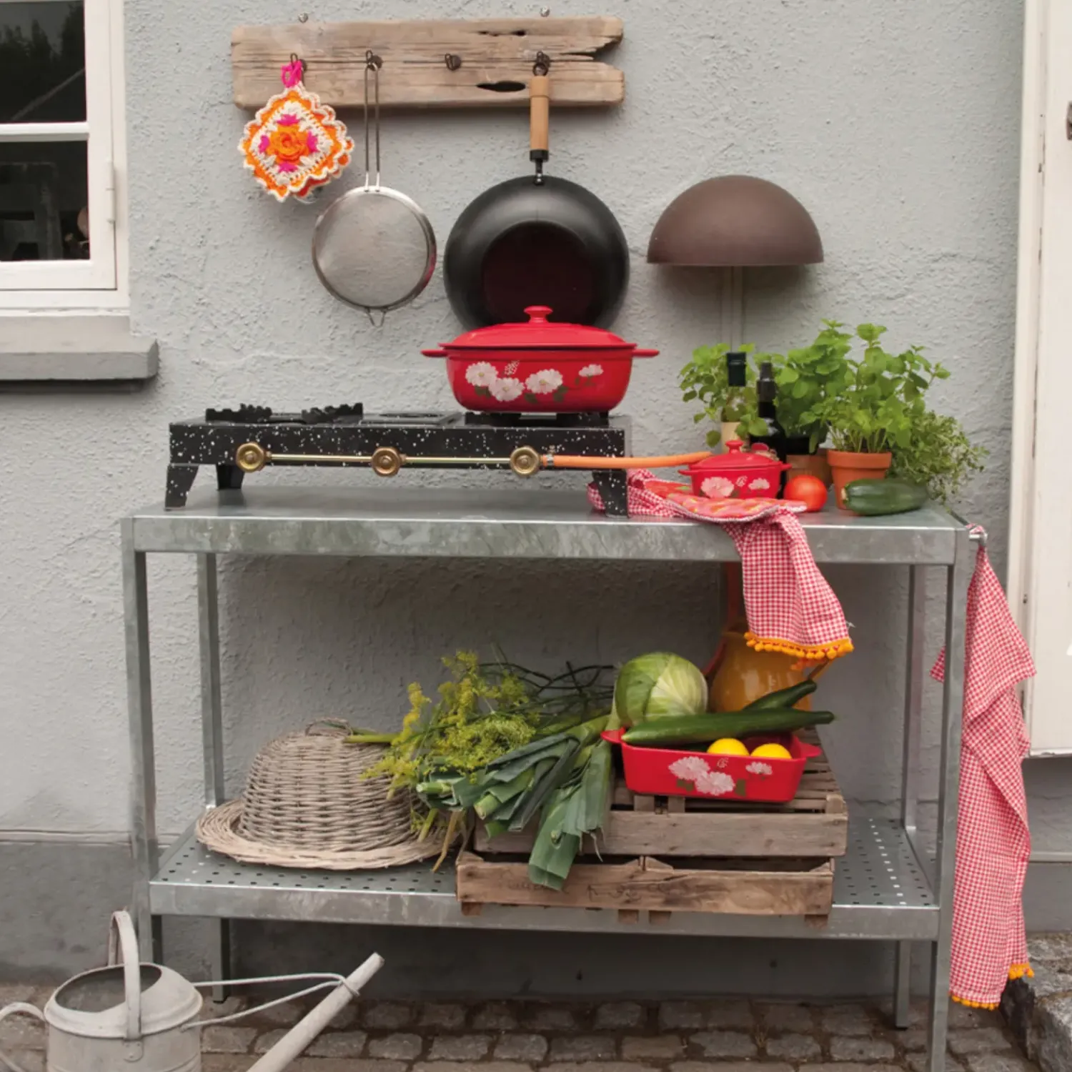 Plus Plante- Og Anretterborde^plantebord 17943-1 varmgalvaniseret 40x90x110 cm