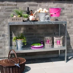 Plus Plante- Og Anretterborde^plantebord 17943-1 varmgalvaniseret 40x90x110 cm