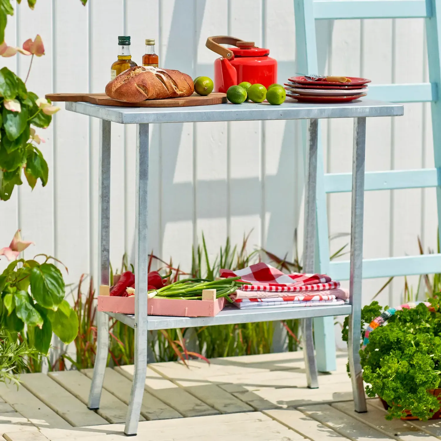 Plus Plante- Og Anretterborde^plantebord 17943-1 varmgalvaniseret 40x90x110 cm