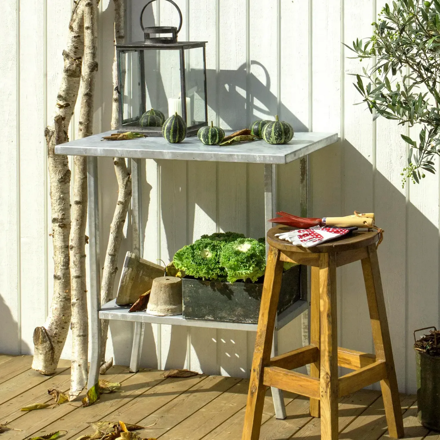 Plus Plante- Og Anretterborde^plantebord 17943-1 varmgalvaniseret 40x90x110 cm