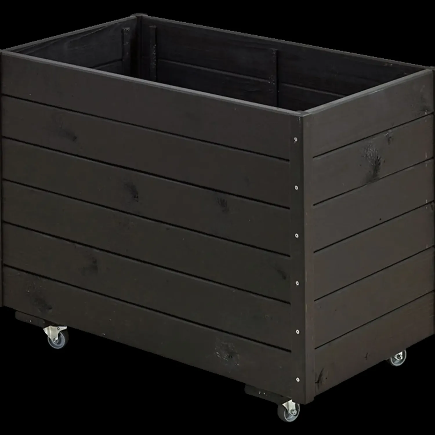 Plus Plantekasser^plantekasse på ben 88x37x39 cm sort