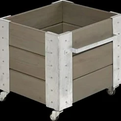 Plus Plantekasser^plantekasse 48x47x88 cm grundmalet sort