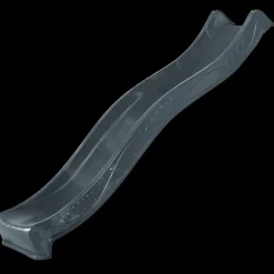 Børn Plus Legetårne^plast rutsjebane gråsort 220 cm