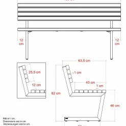 Plus Bord- Og Bænkesæt^Relax bænk 150 cm ThermoWood®