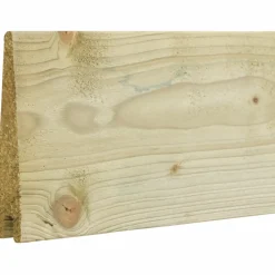 Plus Renovationsskjuler^Renovationsskjul Klink Profil trykimprægneret m/træstolper til nedgravning