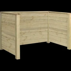 Online Plus Renovationsskjul Plank Profil trykimprægneret m/træstolper til nedgravning