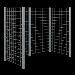 Plus Renovationsskjuler^renovationsskjul stålespalier 173,5x89x147 cm varmgalvaniseret