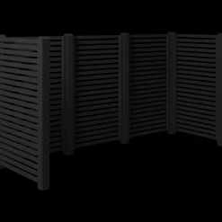 Plus Renovationsskjuler^Renovationsskjul Tokyo  Sort  m/træstolper til nedgravning