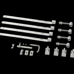 Hot Plus Retro dobbeltlåge inkl. beslag 300x80 cm hvid