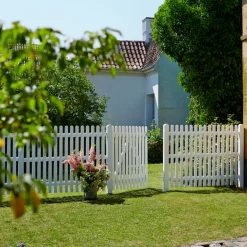 Plus Træhegn^Retro hegn 150x80 cm hvid