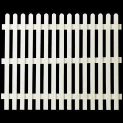 Plus Træhegn^Retro hegn 150x80 cm hvid
