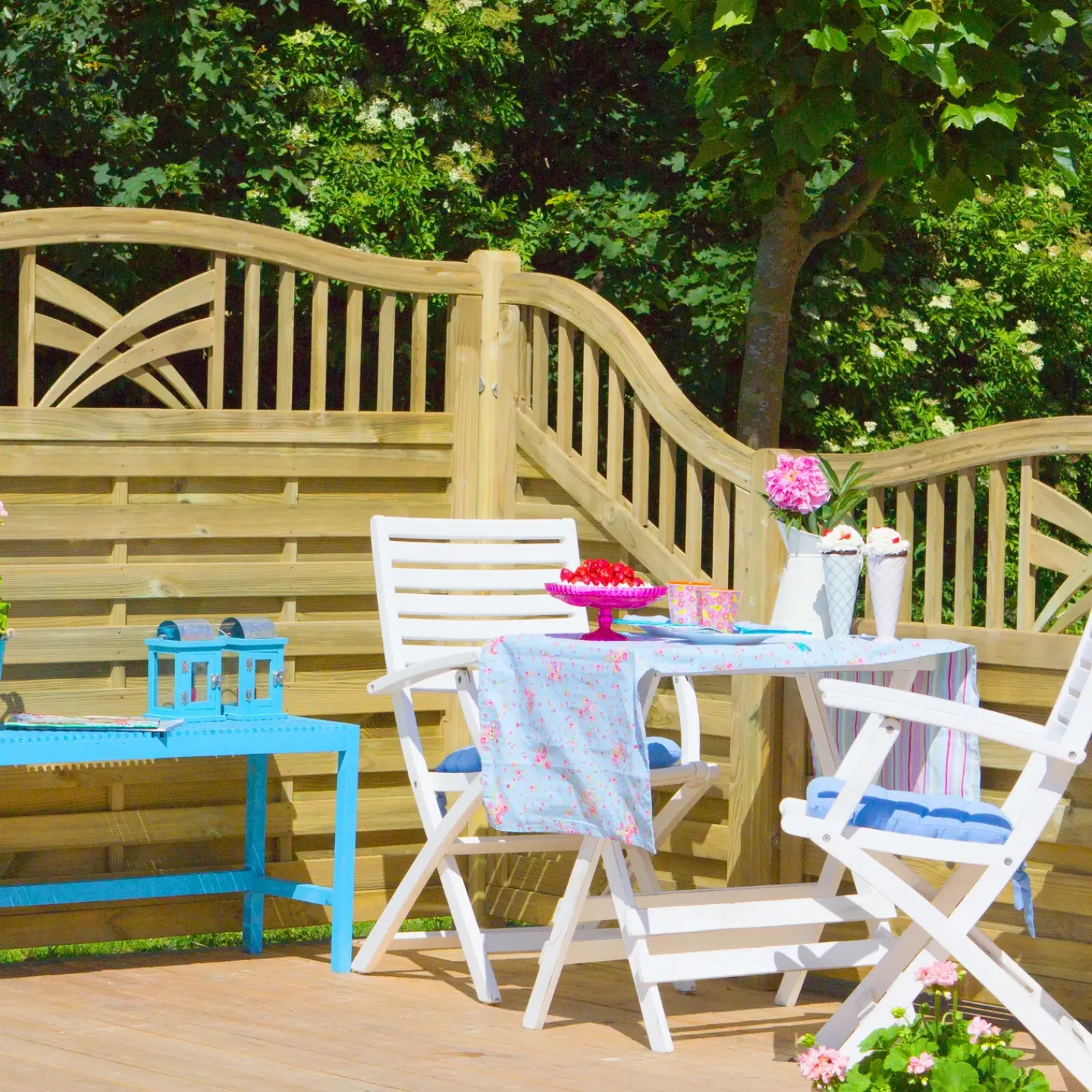 Outlet Plus Rondo skråelement 90x142/104 cm trykimprægneret