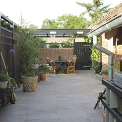 Hot Plus Rustik enkeltlåge inkl. beslag 100x138 cm sort