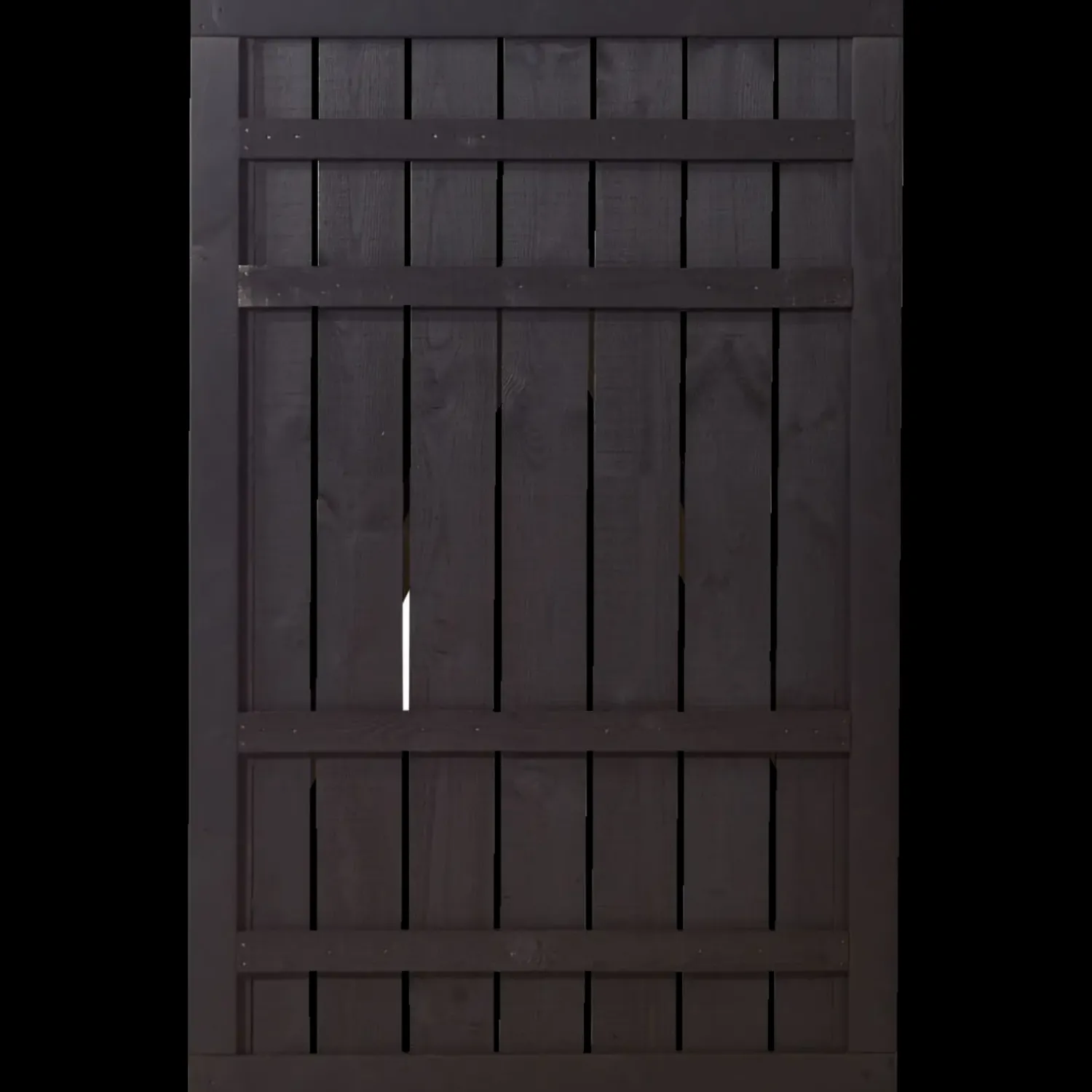 Plus Havelåger^Rustik enkeltlåge 100x138 cm sort