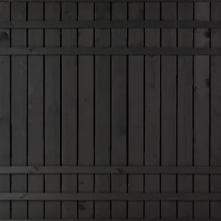 Discount Plus Rustik hegn 180x138 cm sort