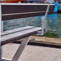 Plus Bord- Og Bænkesæt^Ryglæn til bord/bænkesæt 177 cm RePlast Sort