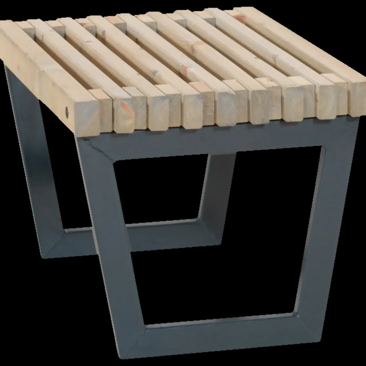 Plus Bord- Og Bænkesæt^Siesta rustik skammel/bord 80 cm