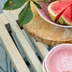 Plus Bord- Og Bænkesæt^Siesta rustik skammel/bord 80 cm