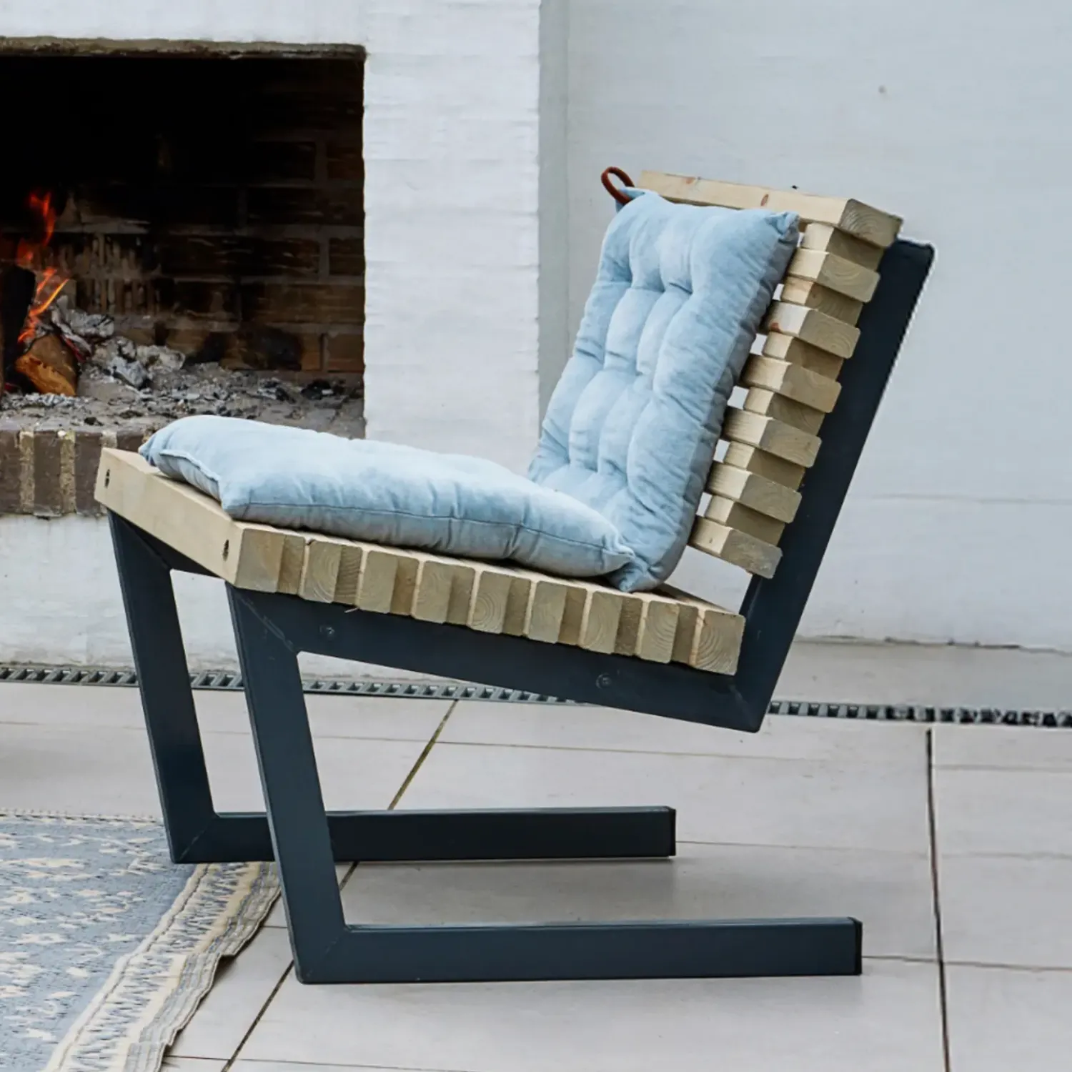 Plus Bord- Og Bænkesæt^Siesta rustik trallestol 80 cm