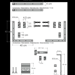 Best Plus Silence Dobbeltlåge inkl. beslag 200x170 cm