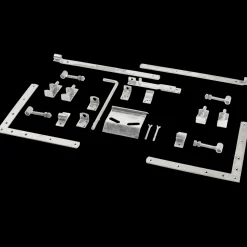 Plus Havelåger^Silence dobbeltlåge inkl. beslag 200x110 cm sort